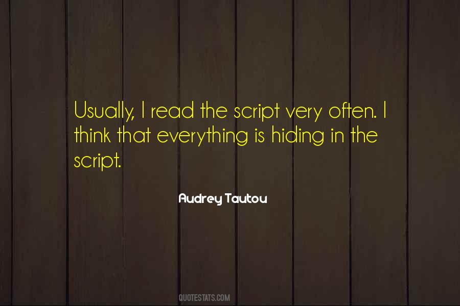 Script Quotes #1635110