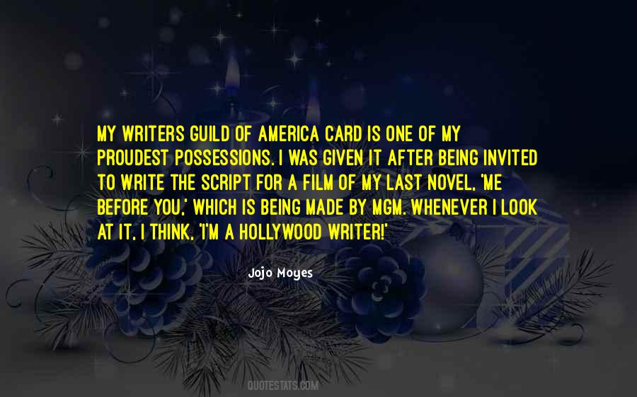 Script Writer Quotes #1048144