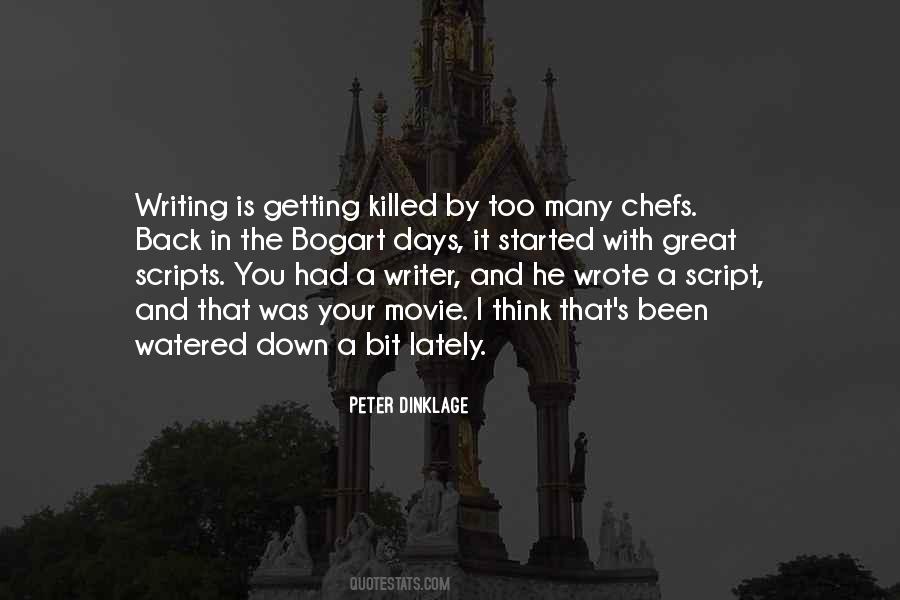 Script Writer Quotes #1081069