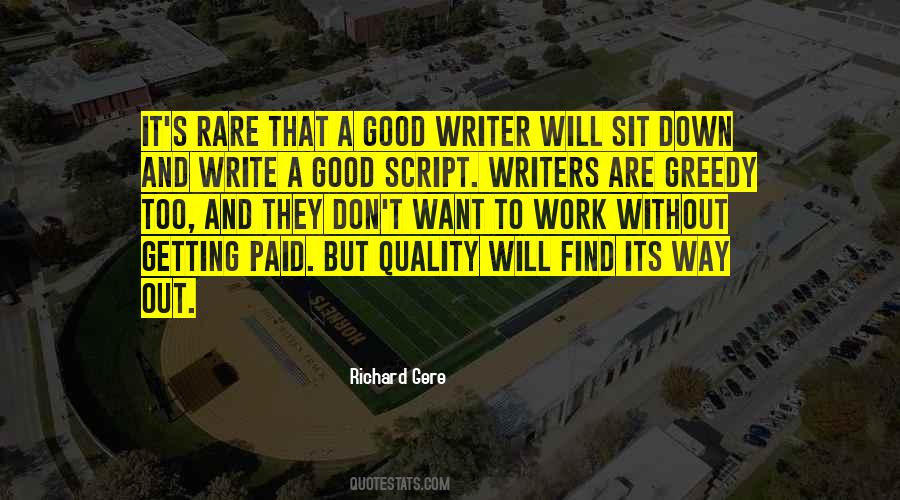 Script Writer Quotes #767750