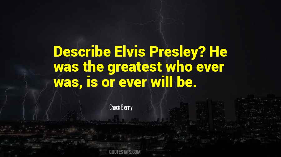 Quotes About Elvis Presley #75455