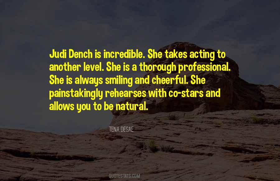 Quotes About Judi Dench #144583