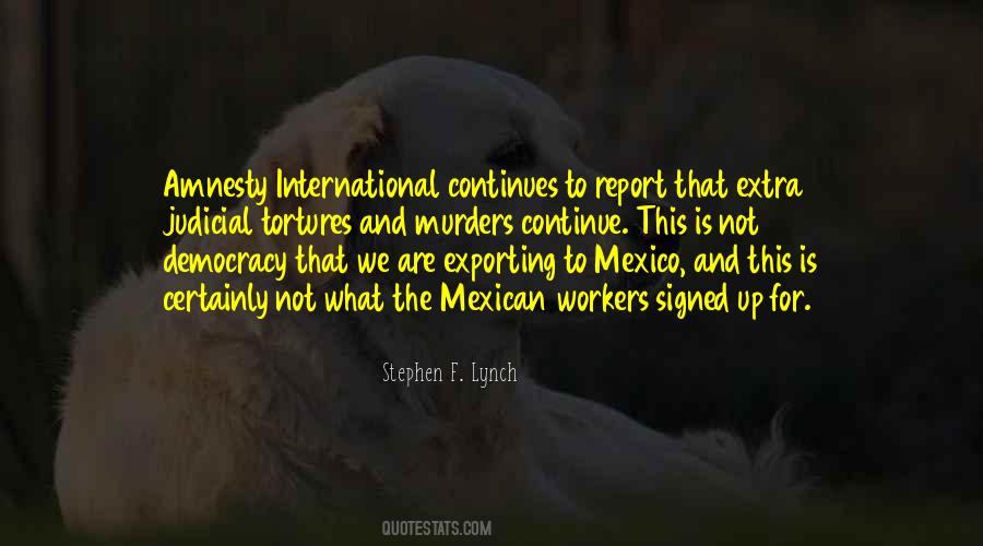 Quotes About Amnesty International #1837207