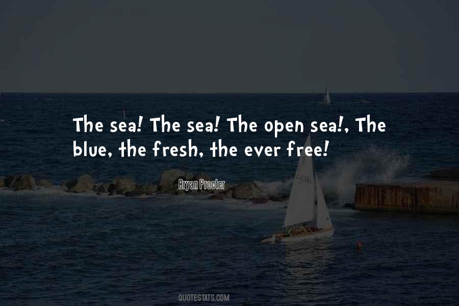 Sea Blue Quotes #539969