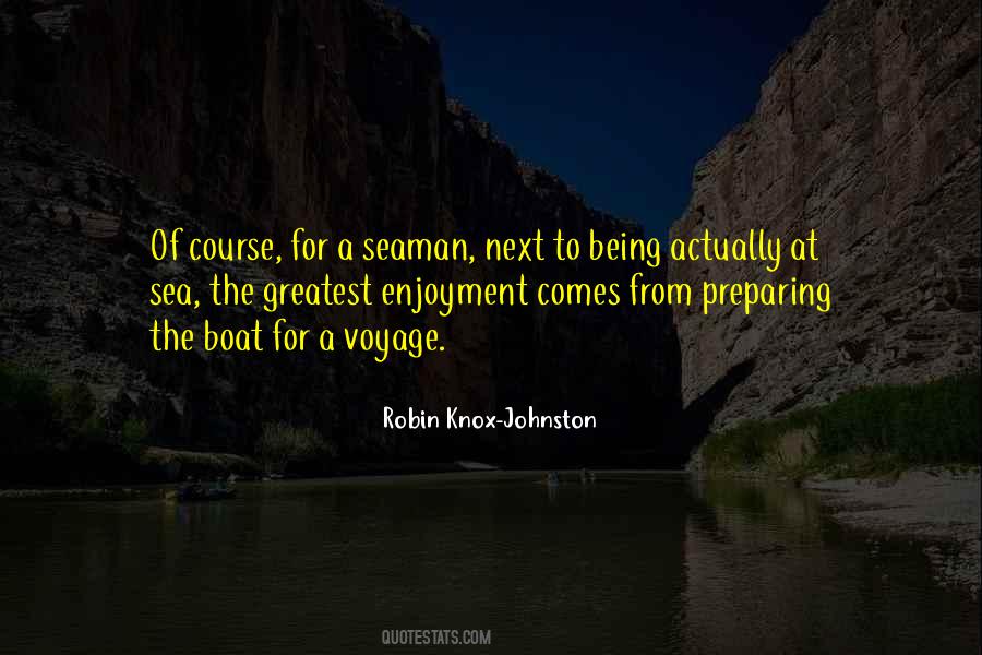 Sea Voyage Quotes #124568