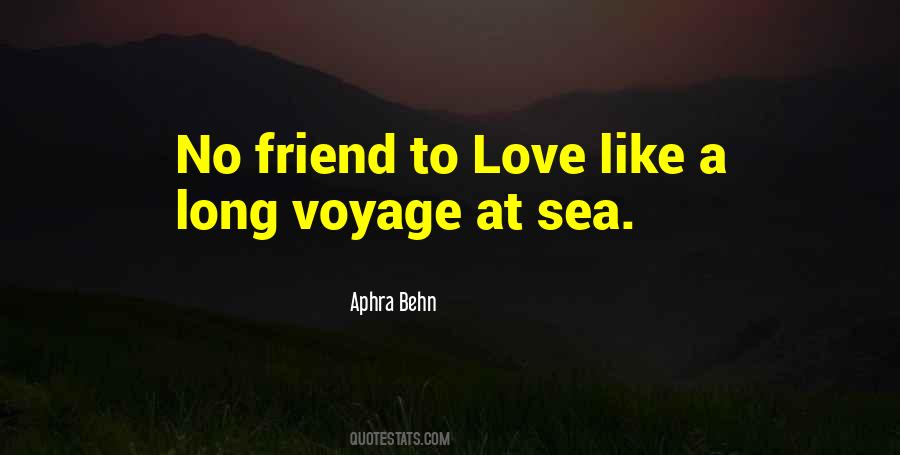 Sea Voyage Quotes #950134