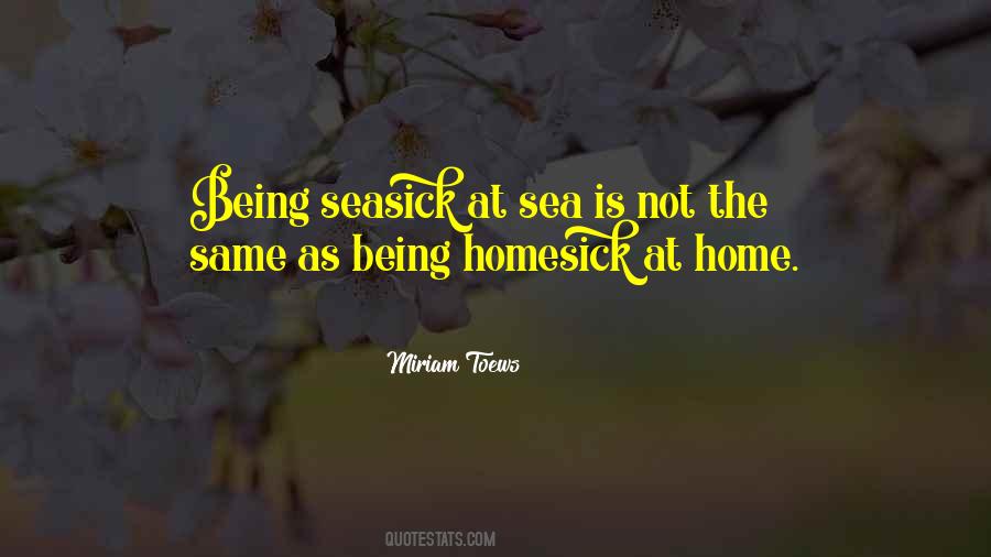 Seasick Quotes #346957