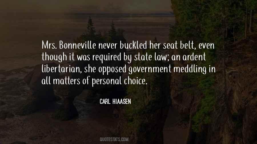 Seat Belt Quotes #1584620