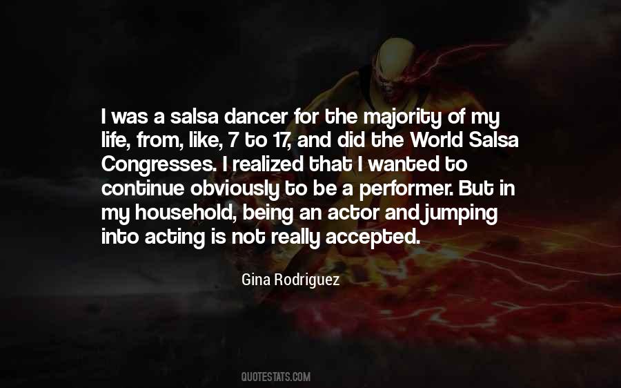 Quotes About Being A Performer #1010985