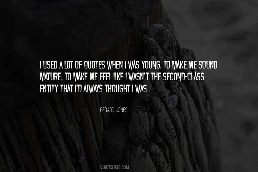 Second Class Quotes #1271095