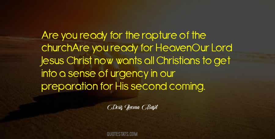 Second Coming Of Jesus Christ Quotes #1130918