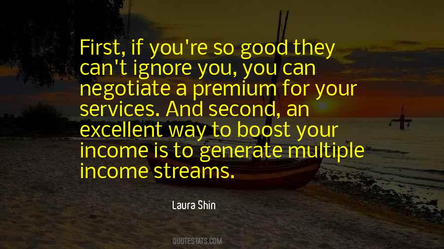 Second Income Quotes #792846