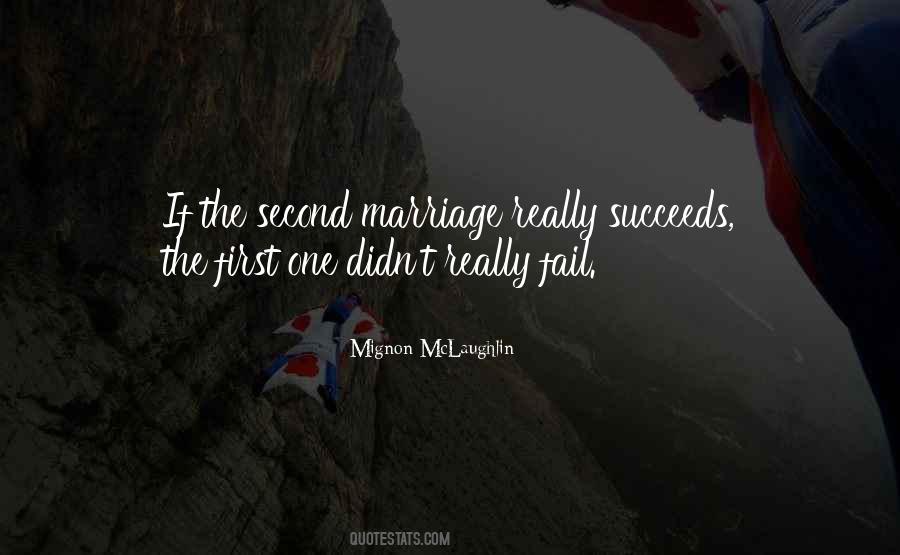 Second Marriage Quotes #1191195