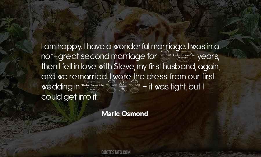 Second Marriage Quotes #1684847