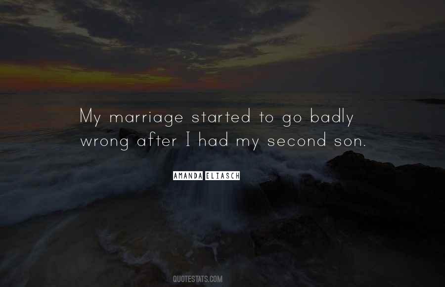 Second Marriage Quotes #791409