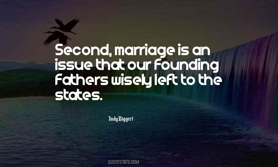 Second Marriage Quotes #812197