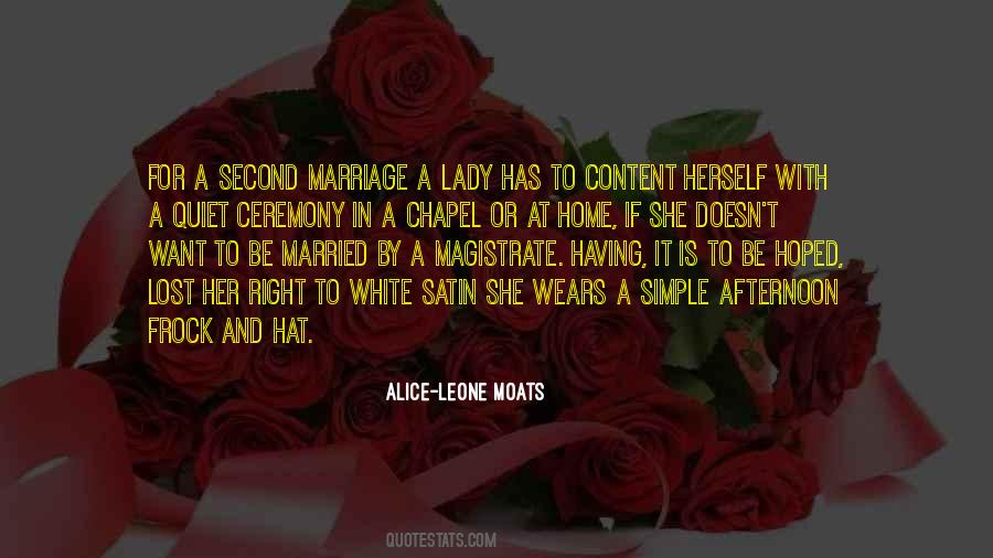 Second Marriage Quotes #968780