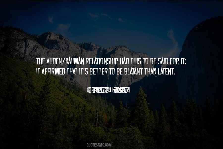 Quotes About Better Relationship #198789