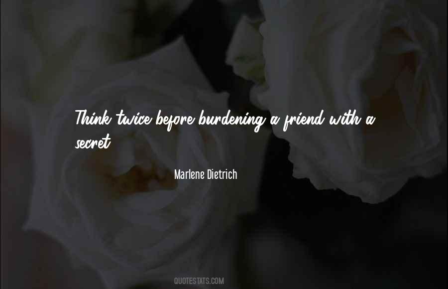Secret Friend Quotes #1445528