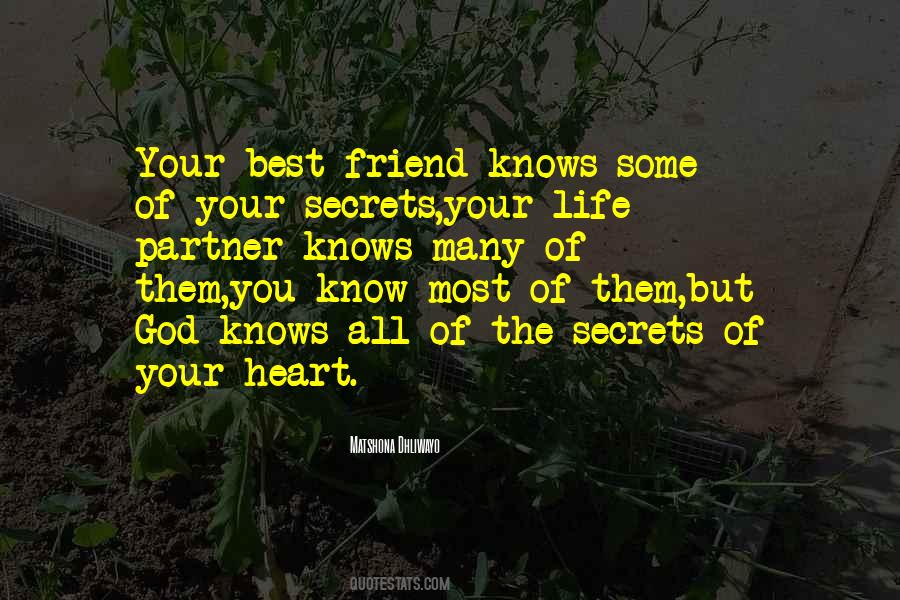 Secret Friend Quotes #180817