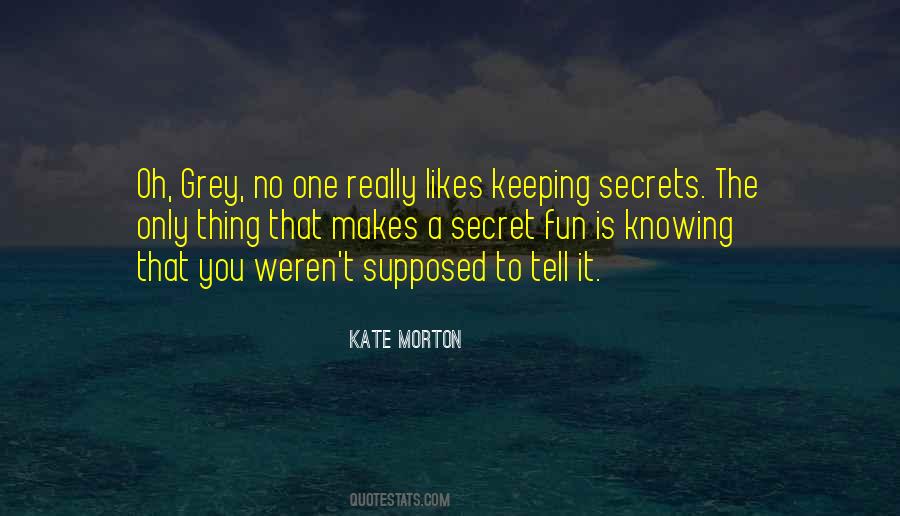 Secret Keeping Quotes #122629