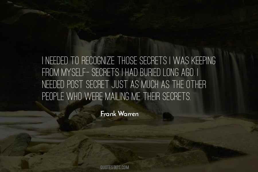 Secret Keeping Quotes #1739896