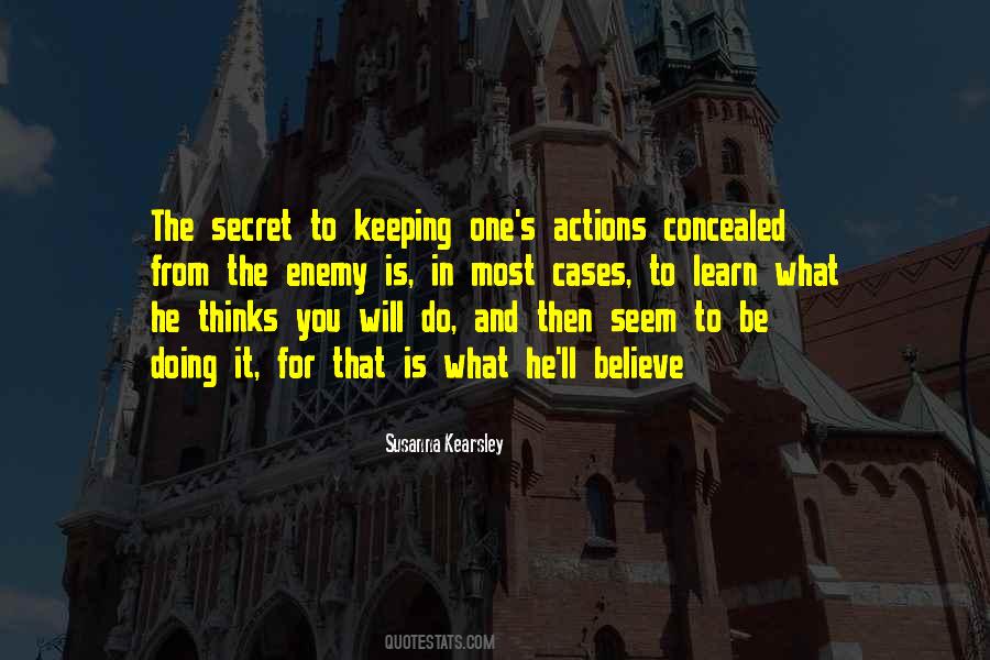 Secret Keeping Quotes #395545