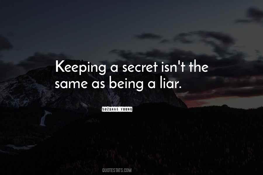 Secret Keeping Quotes #459278