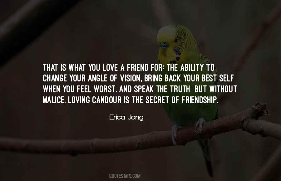 Secret Of Friendship Quotes #783578