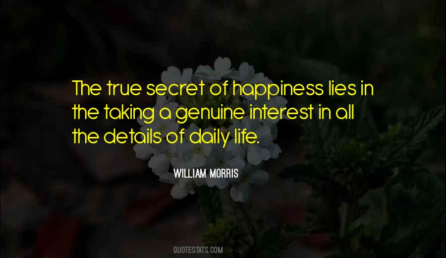 Secret Of Happiness Quotes #863022