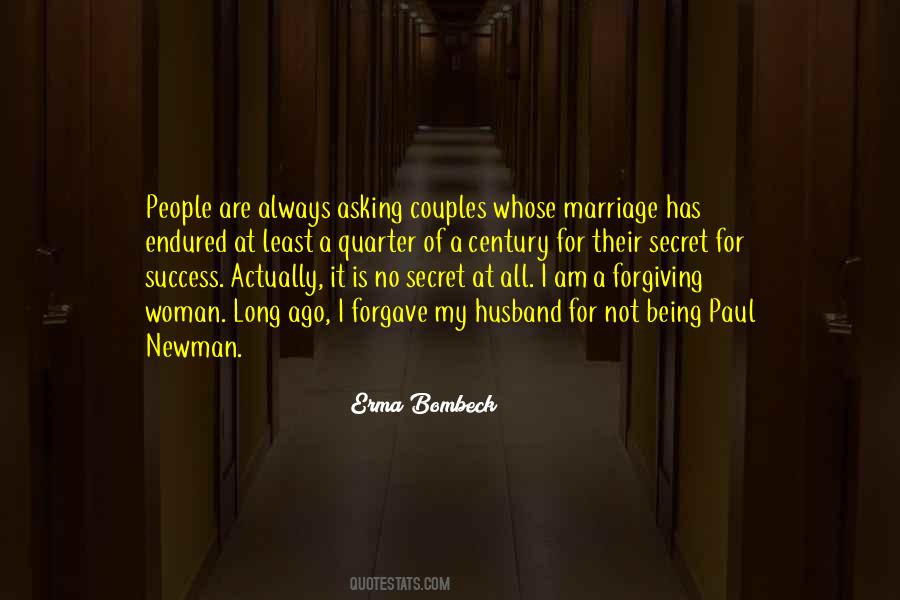 Secret Of Long Marriage Quotes #560772