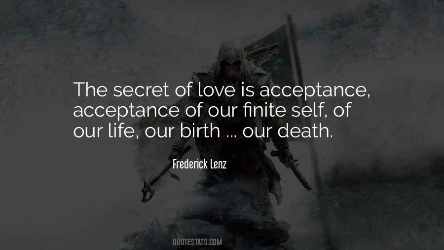 Secret Of Love Quotes #1123653