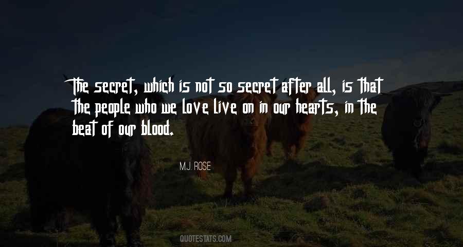 Secret Of Love Quotes #599587