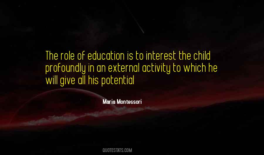 Quotes About Maria Montessori #188489