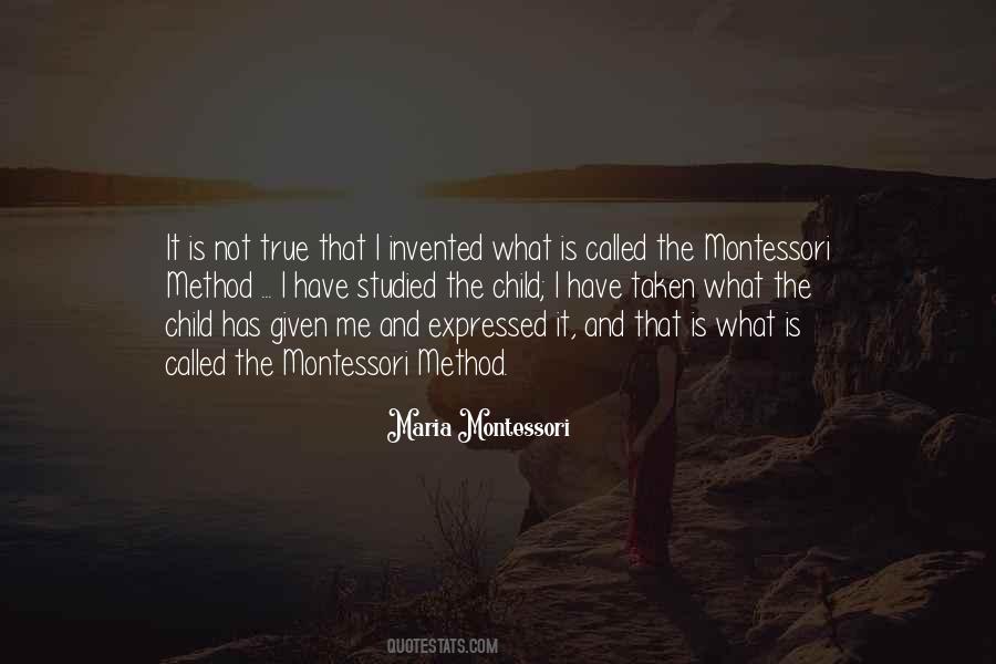 Quotes About Maria Montessori #382024