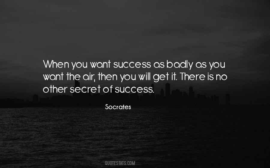 Secret Of My Success Quotes #126577