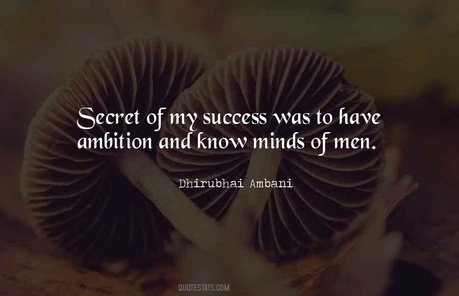 Secret Of My Success Quotes #1524287