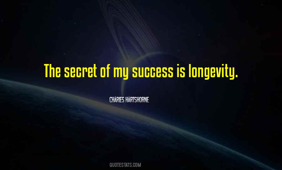 Secret Of My Success Quotes #1606888