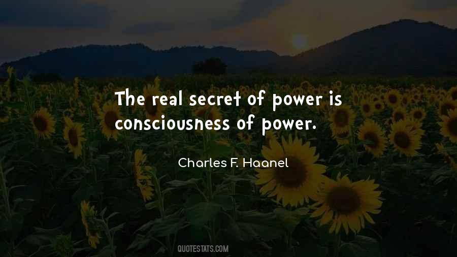 Secret Of Power Quotes #1783005