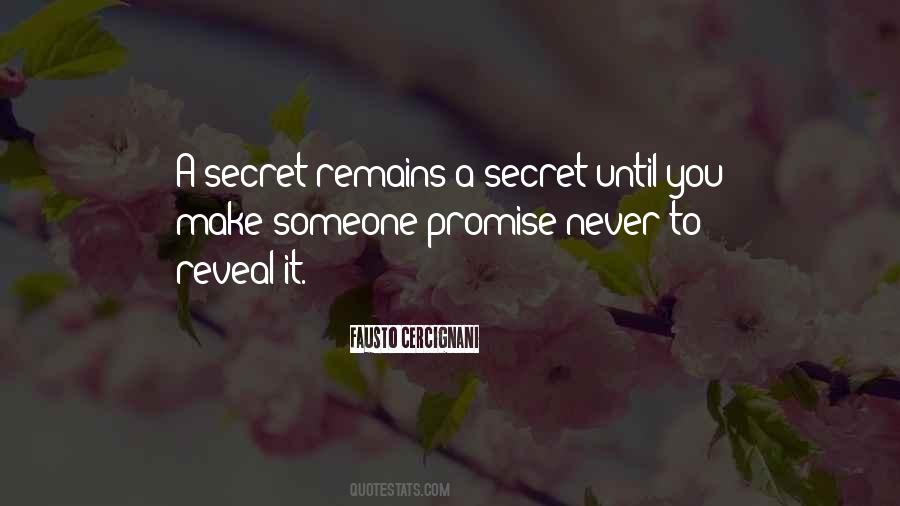 Secret Reveal Quotes #1548908