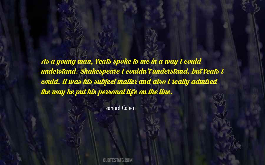 Quotes About Leonard Cohen #335011