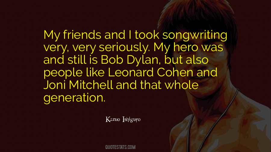 Quotes About Leonard Cohen #598877