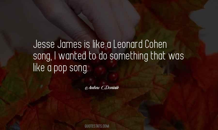 Quotes About Leonard Cohen #750304