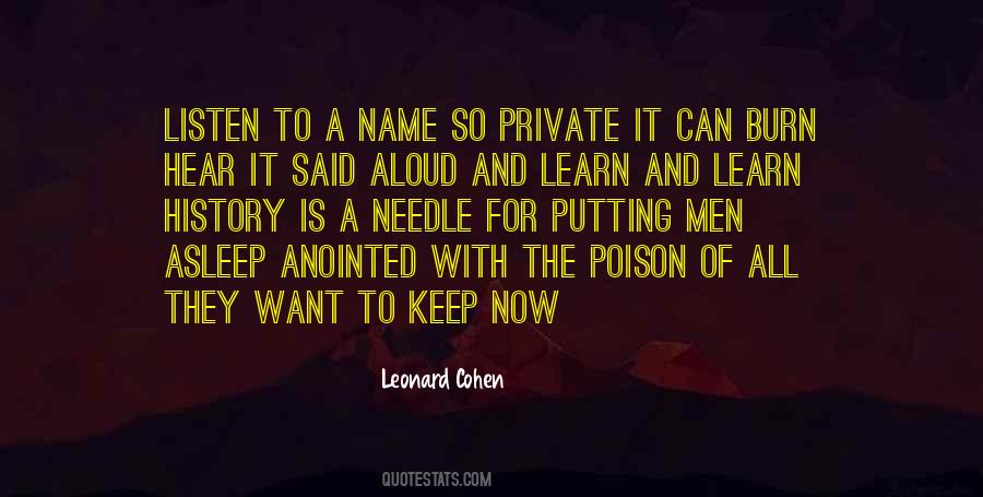 Quotes About Leonard Cohen #92035