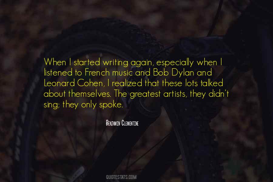 Quotes About Leonard Cohen #936745