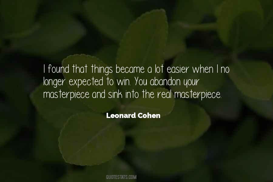 Quotes About Leonard Cohen #96962