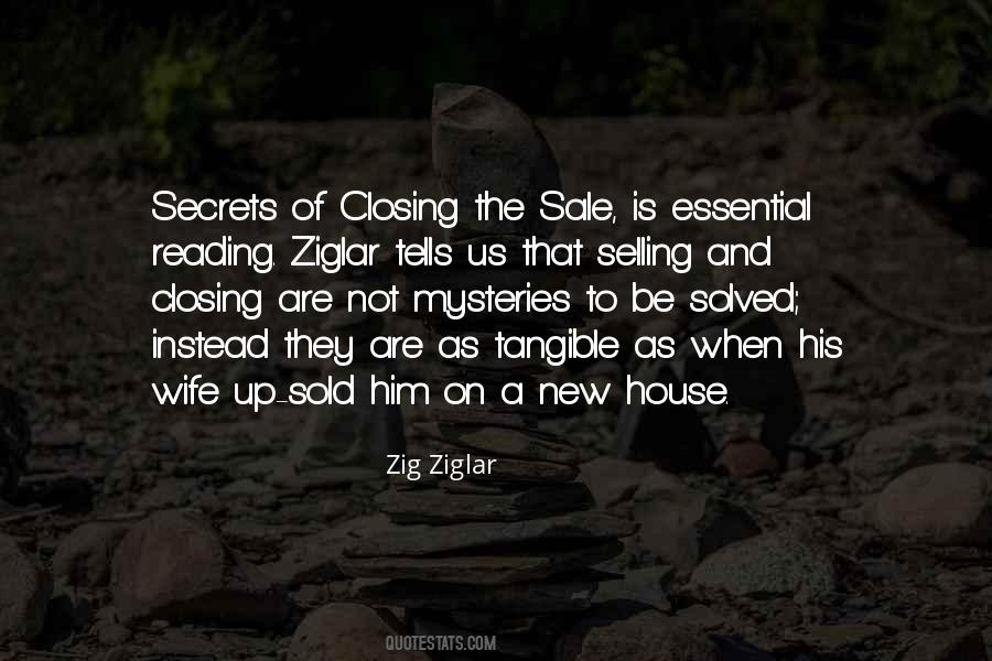 Secrets Of Closing The Sale Quotes #1261507