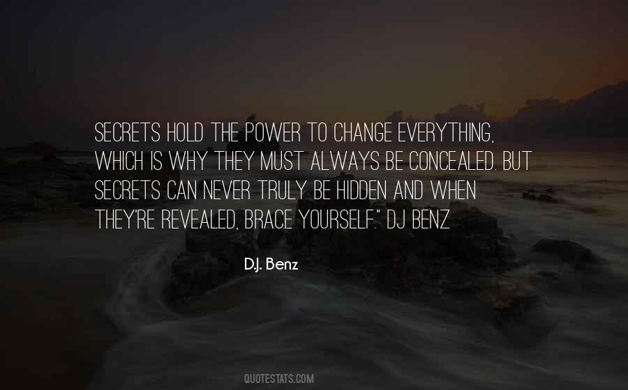 Secrets Power Quotes #1009027