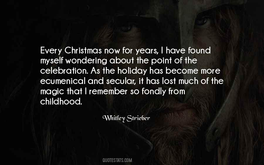 Secular Christmas Quotes #852342