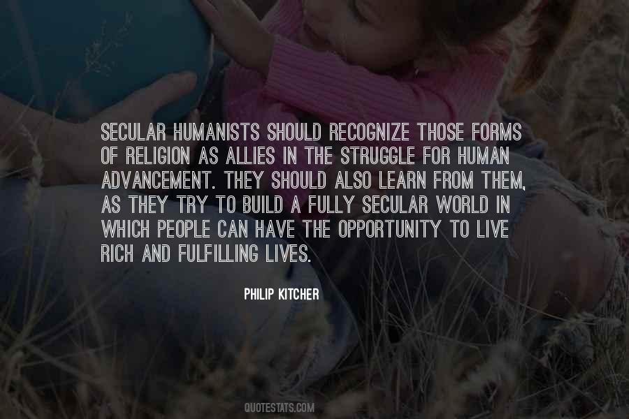 Secular Humanists Quotes #1132856